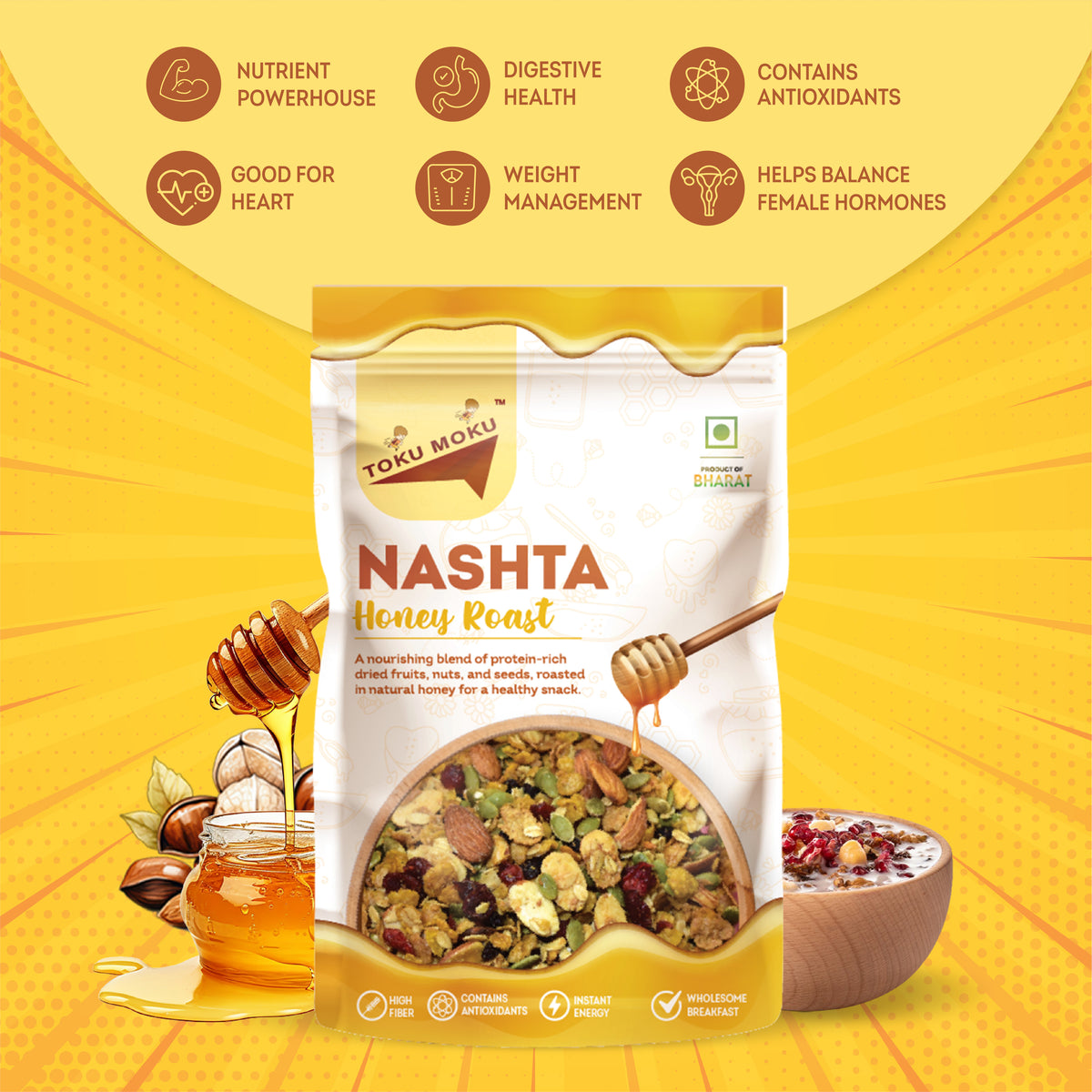 chaat masala ragi chips close up
