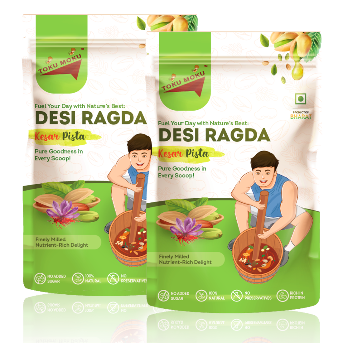 chaat masala makhana healthy evening snack close up
